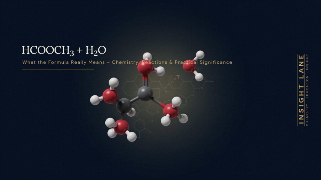 HCOOCH CH2 H2O