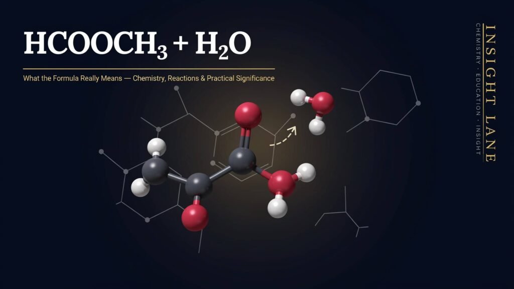 HCOOCH CH2 H2O