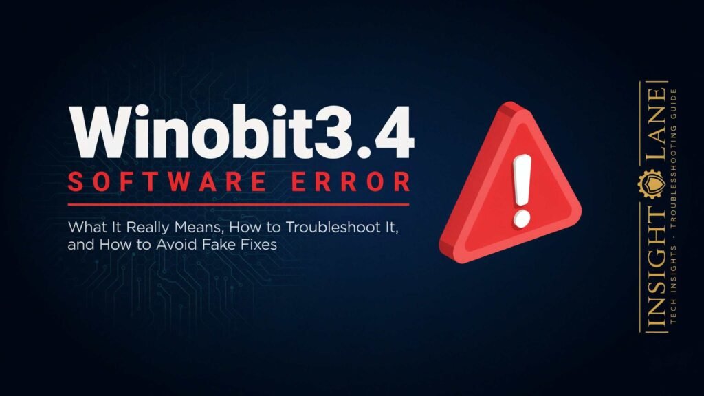Winobit3.4 Software Error